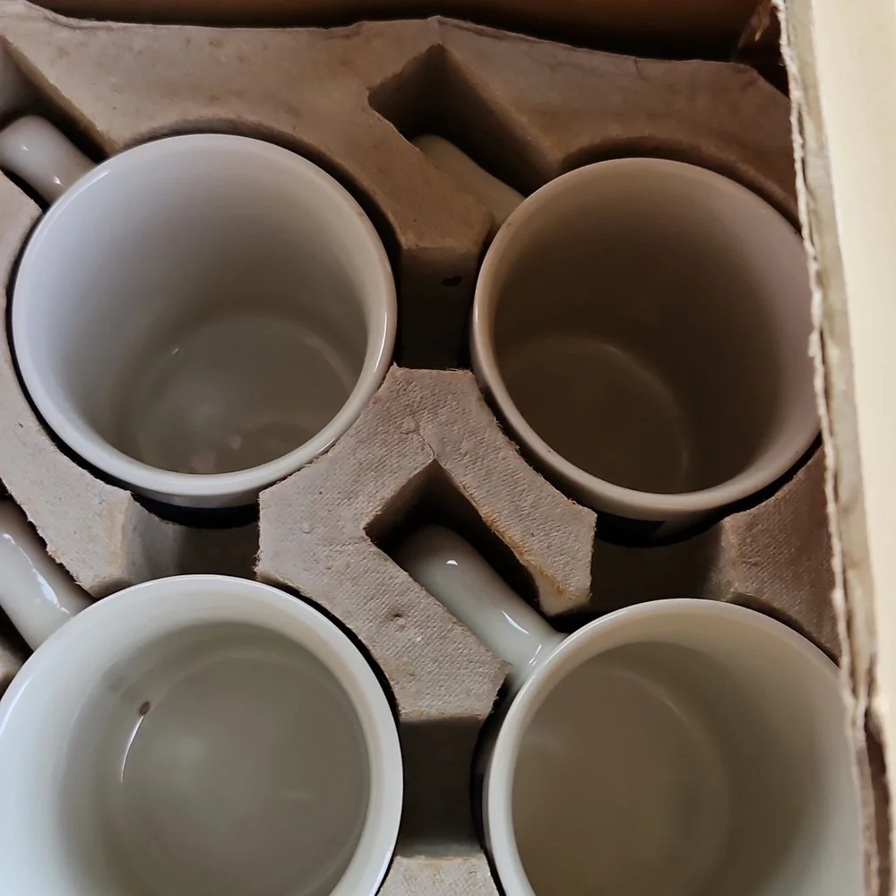 Morton Salt Advertising Coffee Cup Mug Set 